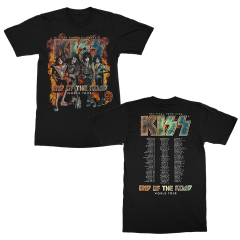 End Of The Road Black Tour T-Shirt