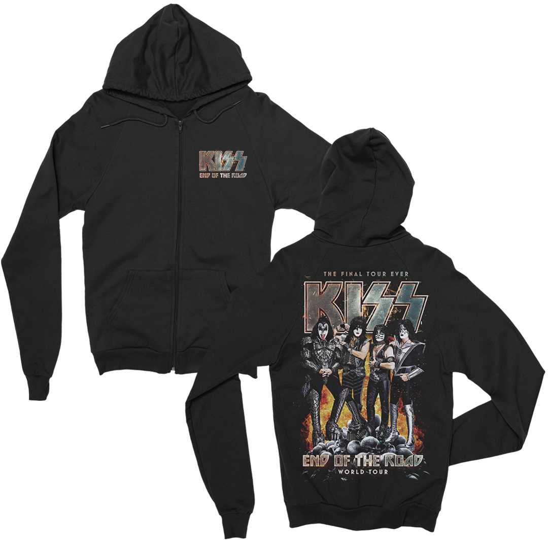 End Of The Road Tour Zip Hoodie | Official KISS AU Store – KISS 
