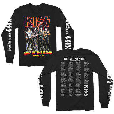 End Of The Road Tour Long Sleeve Front and Back